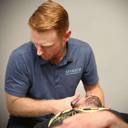 Chiropractor Downers Grove IL Ryan Bielecki Neck Adjustment